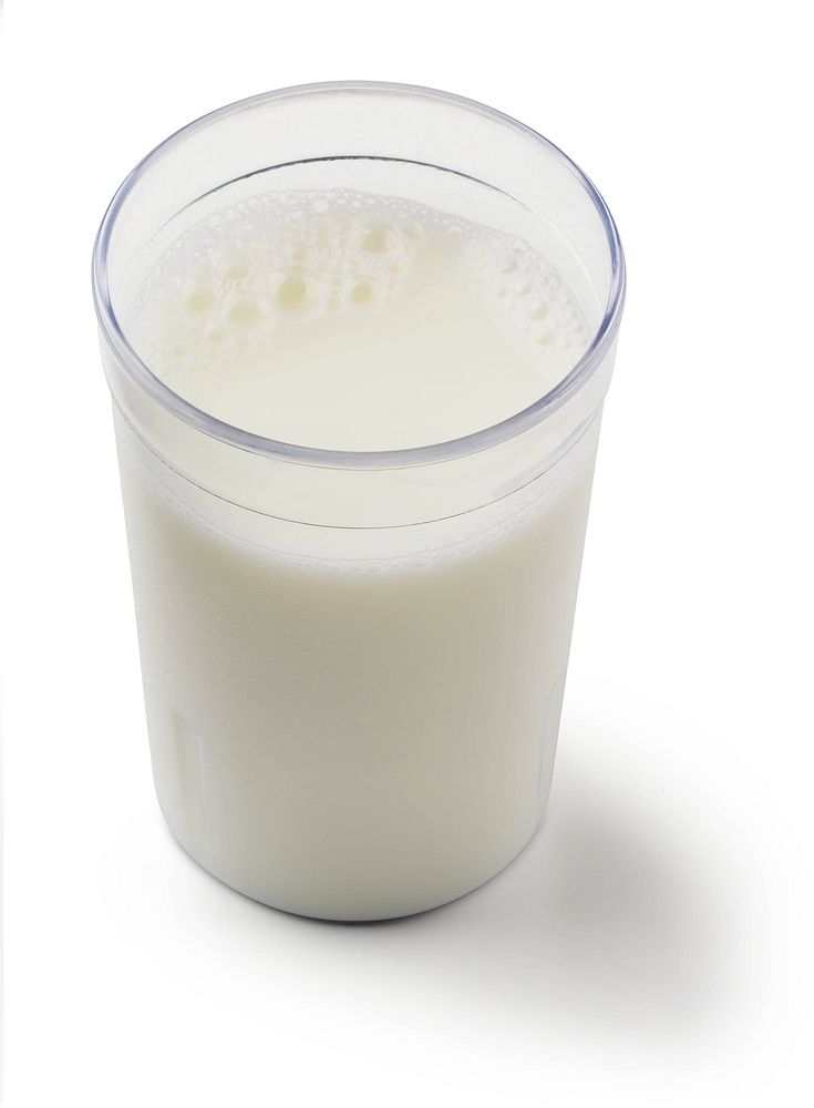 Unflavored low-fat milk. Original public domain image from Flickr