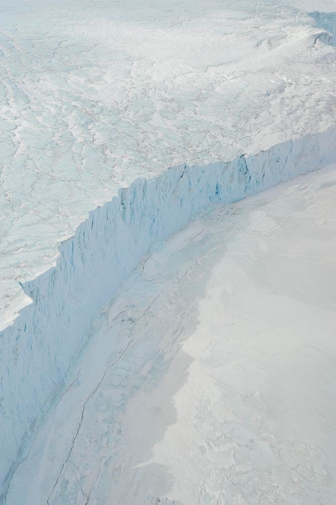 Melting ice shelf, Antarctica. Original public domain image from Flickr