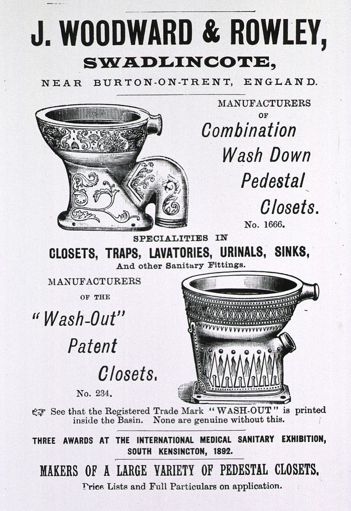 Wash Down and "Wash-Out"... ClosetsCollection:Images from the History of Medicine (IHM) Author(s):Vacher, Francis, 1843…