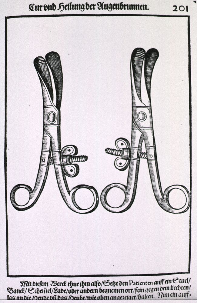 Eyelash Tweezers for Radical Extirpation of the EyelashesCollection:Images from the History of Medicine…