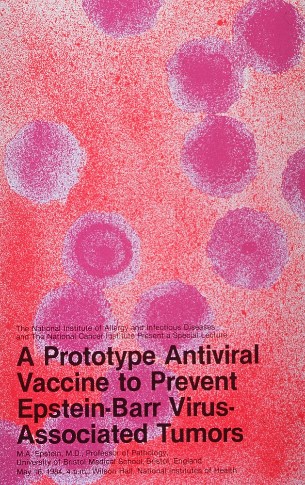Prototype Antiviral Vaccine to Prevent Epstein-Barr Virus-Associated Tumors. Original public domain image from Flickr
