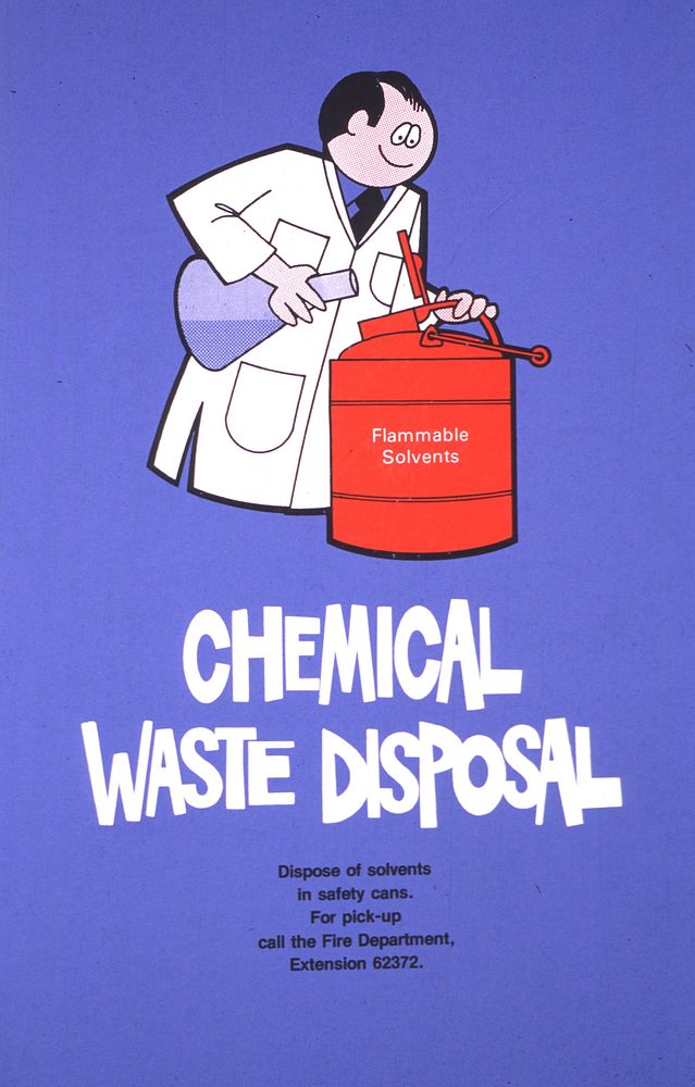 Chemical Waste Disposal. Original public domain image from Flickr