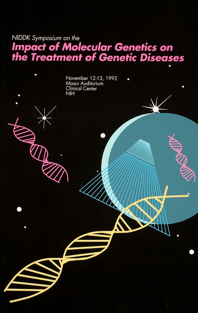 NIDDK Symposium on the Impact of Molecular Genetics on the Treatment of Genetic Diseases. Original public domain image from…