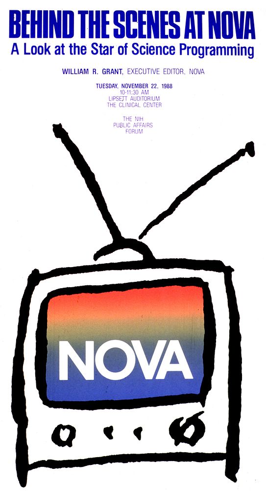 Behind the Scenes at NOVA: a Look at the Star of Science Programming. Original public domain image from Flickr