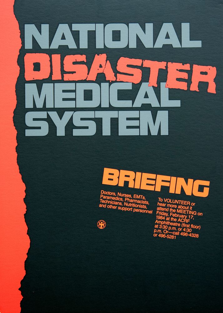 National Disaster Medical SystemCollection:Images from the History of Medicine (IHM) Contributor(s):National Institutes of…