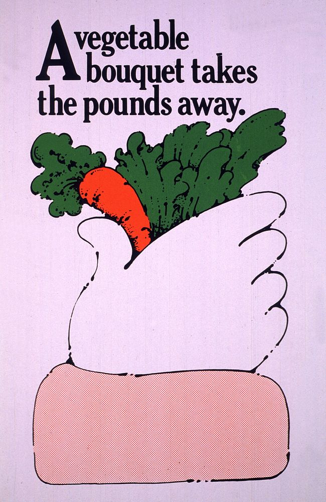 Vegetable Bouquet Takes the Pounds Away. Original public domain image from Flickr