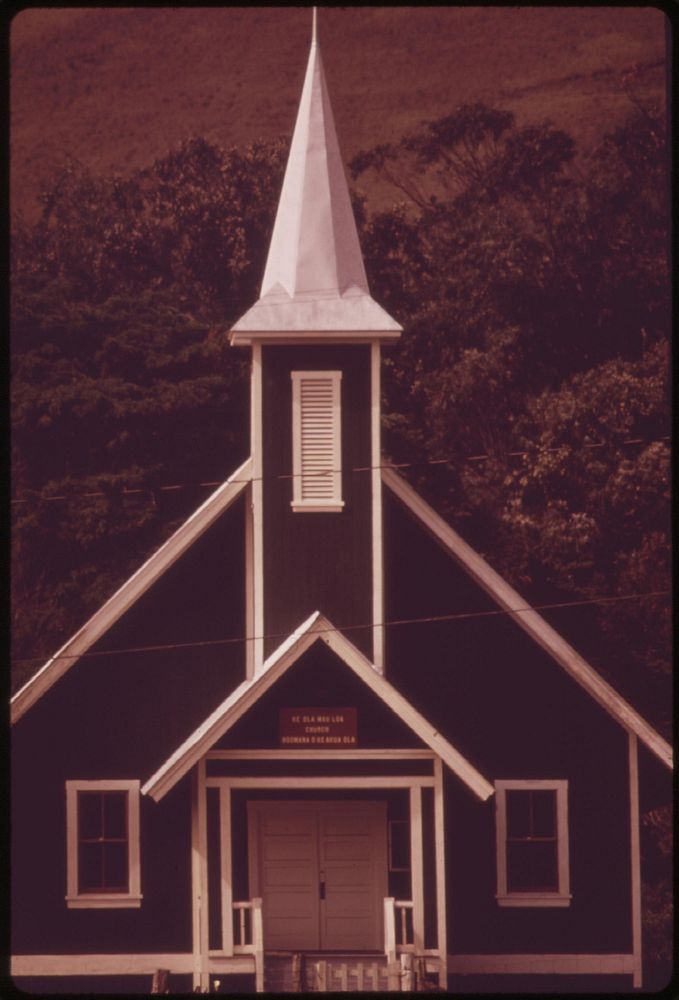 Church, November 1973. Photographer: O'Rear, Charles. Original public domain image from Flickr