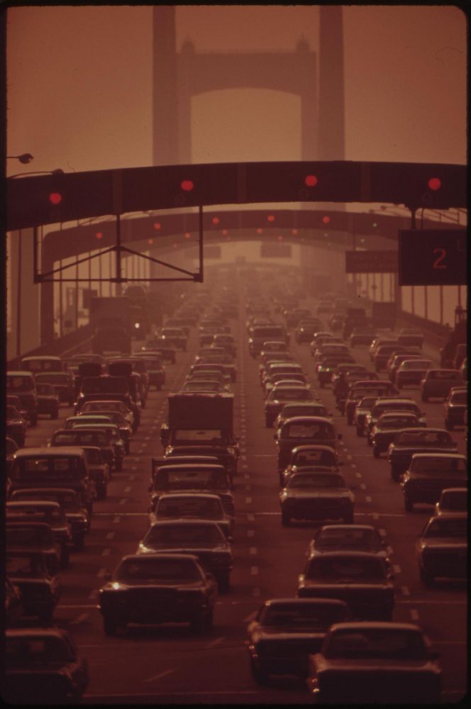 Walt Whitman Bridge Crosses The Delaware River At South Philadelphia, Leads To New Jersey Suburbs, August 1973.…