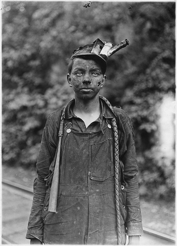 Photograph of Young Driver in Mine, September 1908. Photographer: Hine, Lewis. Original public domain image from Flickr