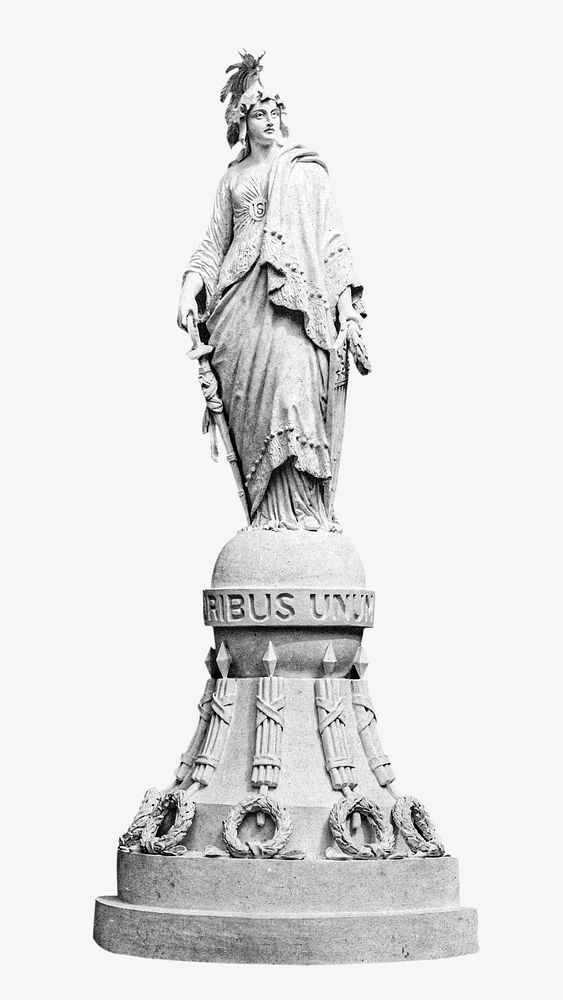 Statue of Freedom isolated design