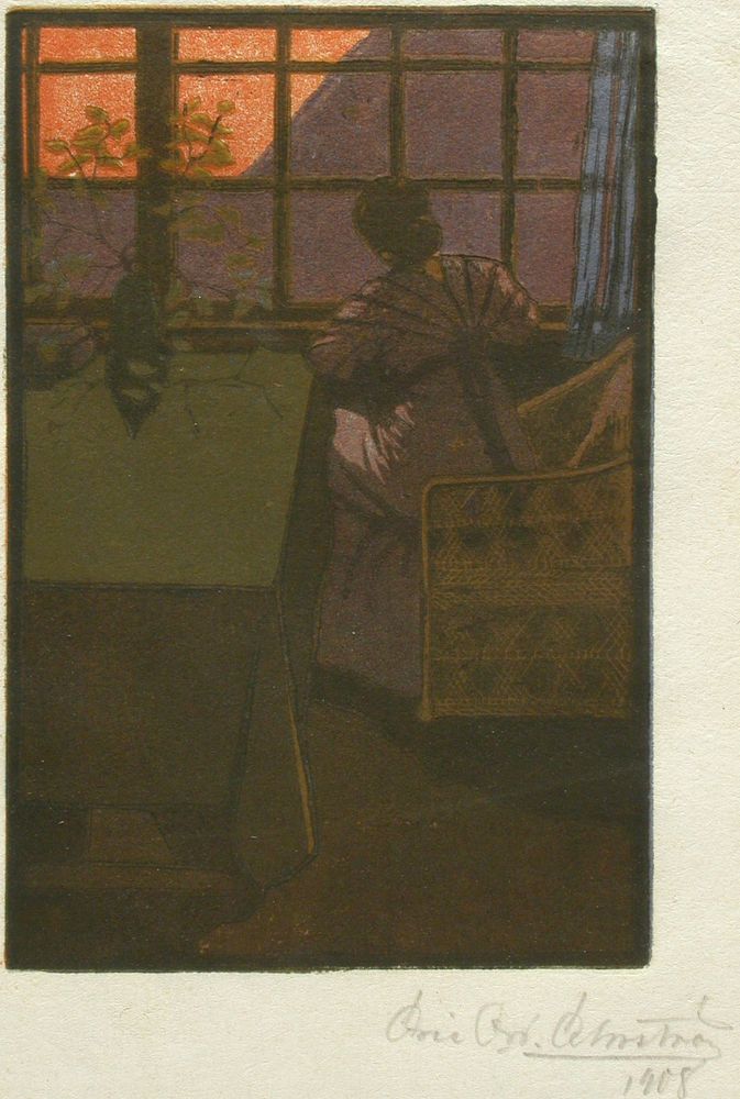 Woman at the window, 1908, Eric O. W. Ehrström