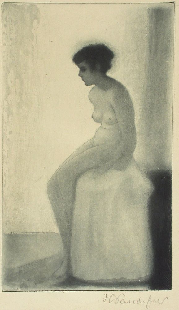 The nude, 1904, Heikki Tandefelt