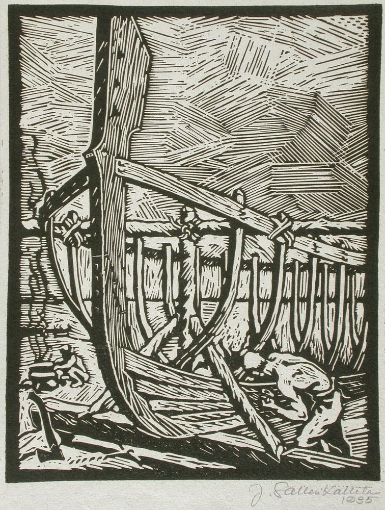Veneenrakentajat, 1935, Jorma Gallenkallela