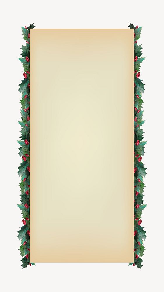 Festive Christmas frame illustration