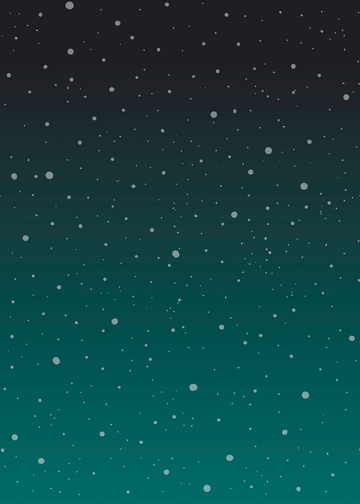 Dark green  background, snowing design
