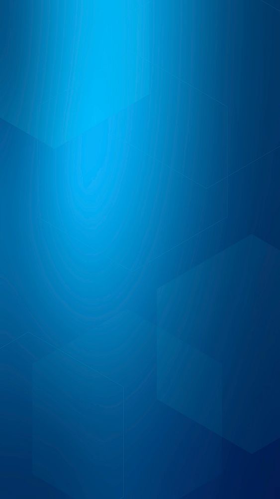 Blue phone wallpaper, hexagon background