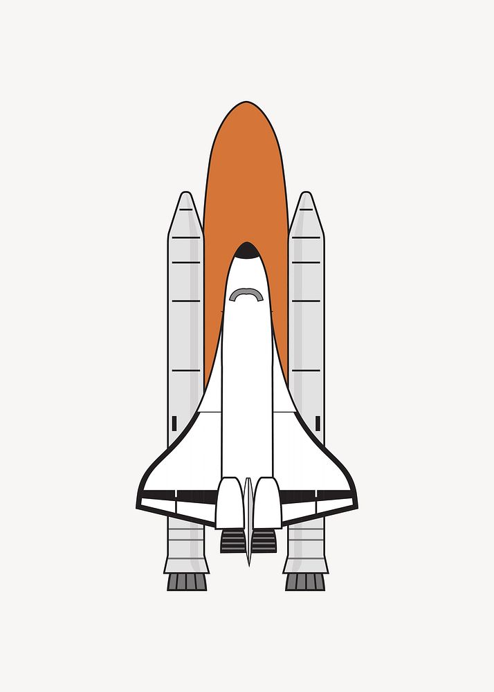 Rocket clip art vector. Free public domain CC0 image.