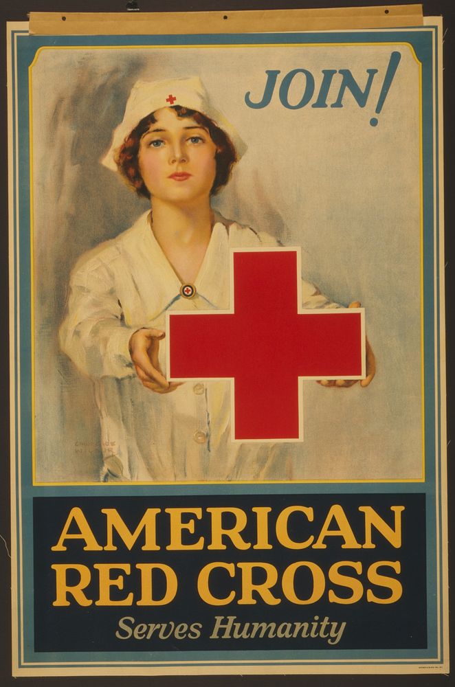 American Red Cross serves humanity Join! Lawrence Wilbur.