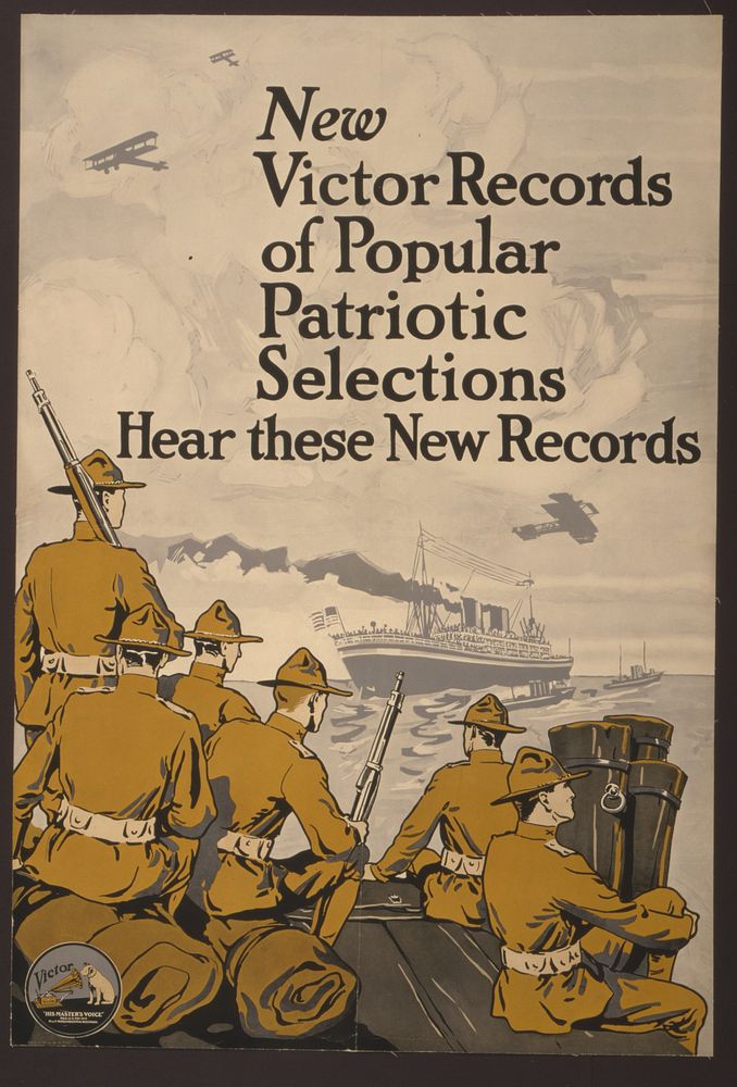 New Victor records of popular patriotic selections--Hear these new records