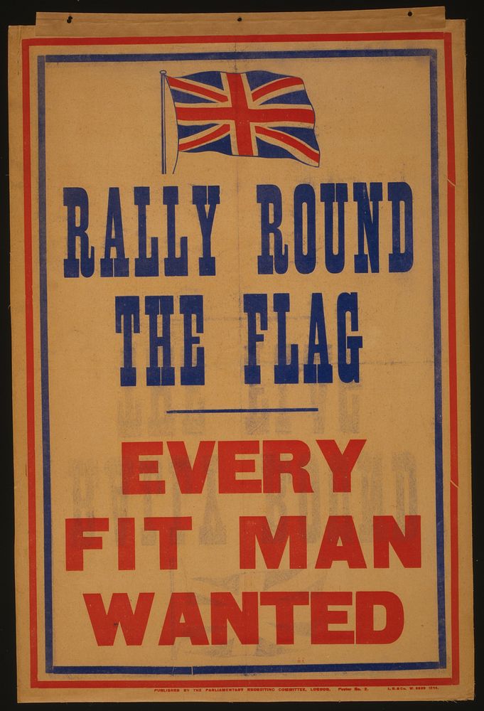 Rally round the flag. Every fit man wanted  L.S. & Co.