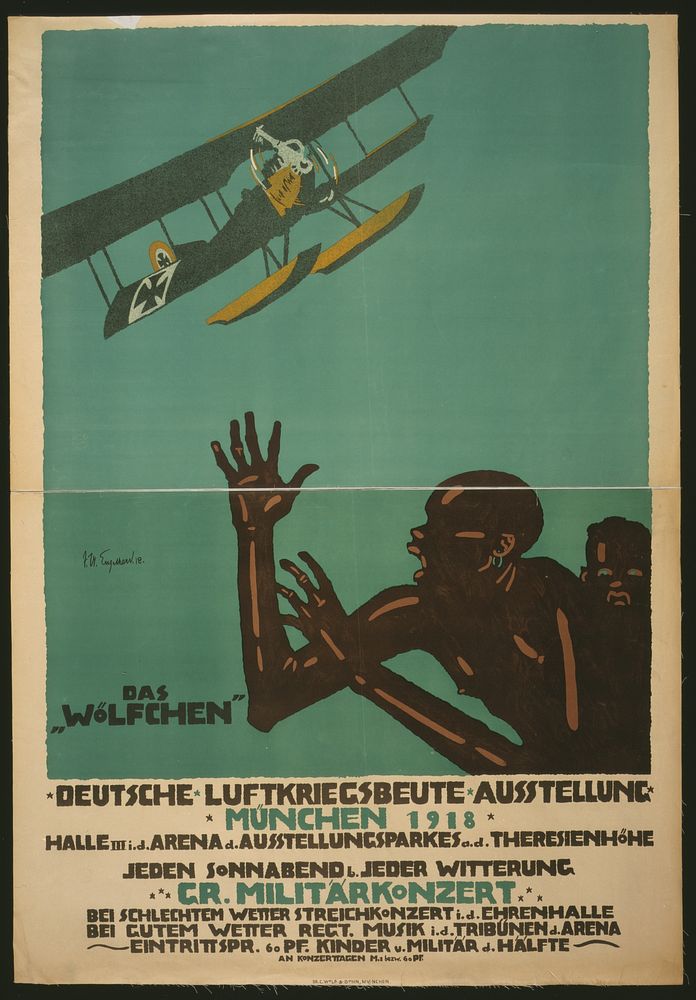 Deutsche Luftkriegsbeute Ausstellung, München, 1918  J.U. Engelhard, 18.