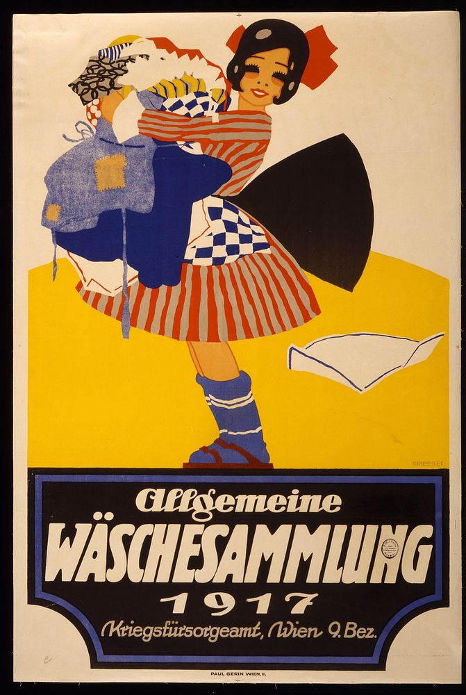 Allgemeine Wäschesammlung 1917  Griessler.