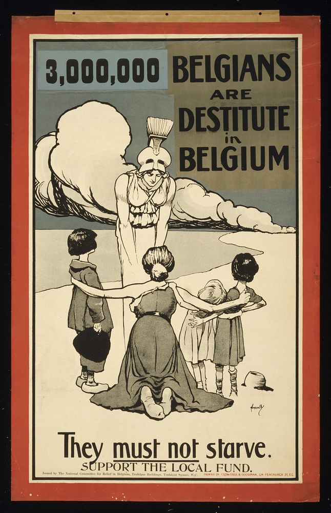 3,000,000 Belgians are destitute in Belgium. They must not starve. Support the local fund  Hassall.