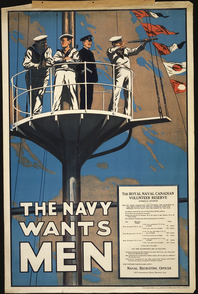 The navy wants men