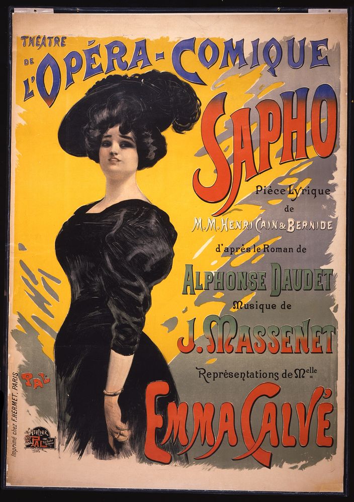 Sapho: Théâtre de l'Opéra-Comique PAL.