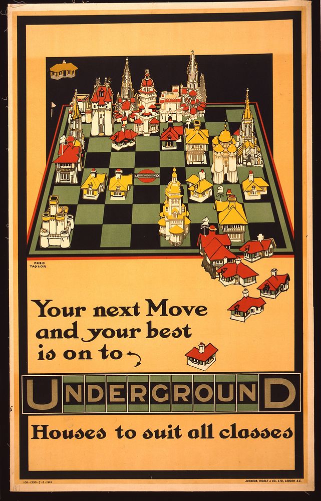 Your next move and your best is on to Underground Houses to suit all classes Fred Taylor.