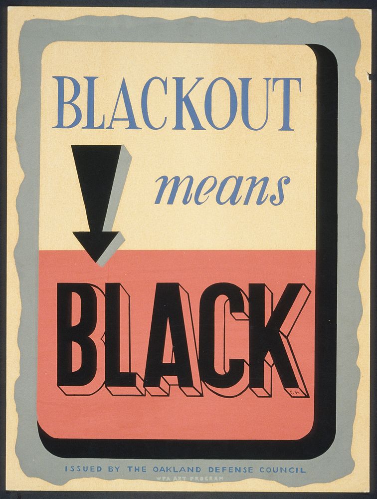 Blackout means black  CH.