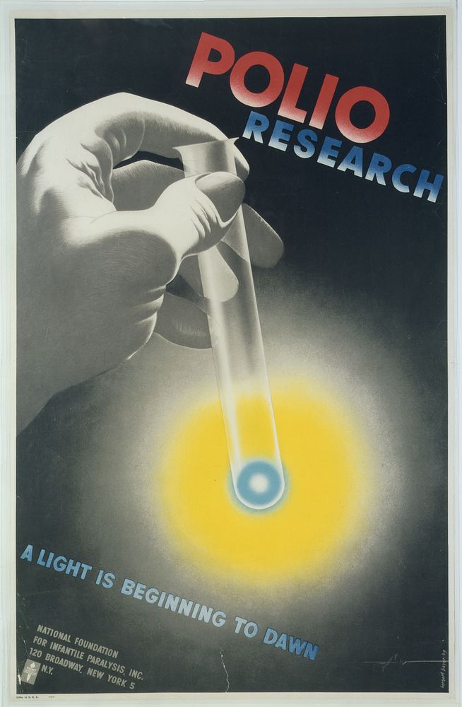 Polio research a light is beginning to dawn Herbert Bayer.