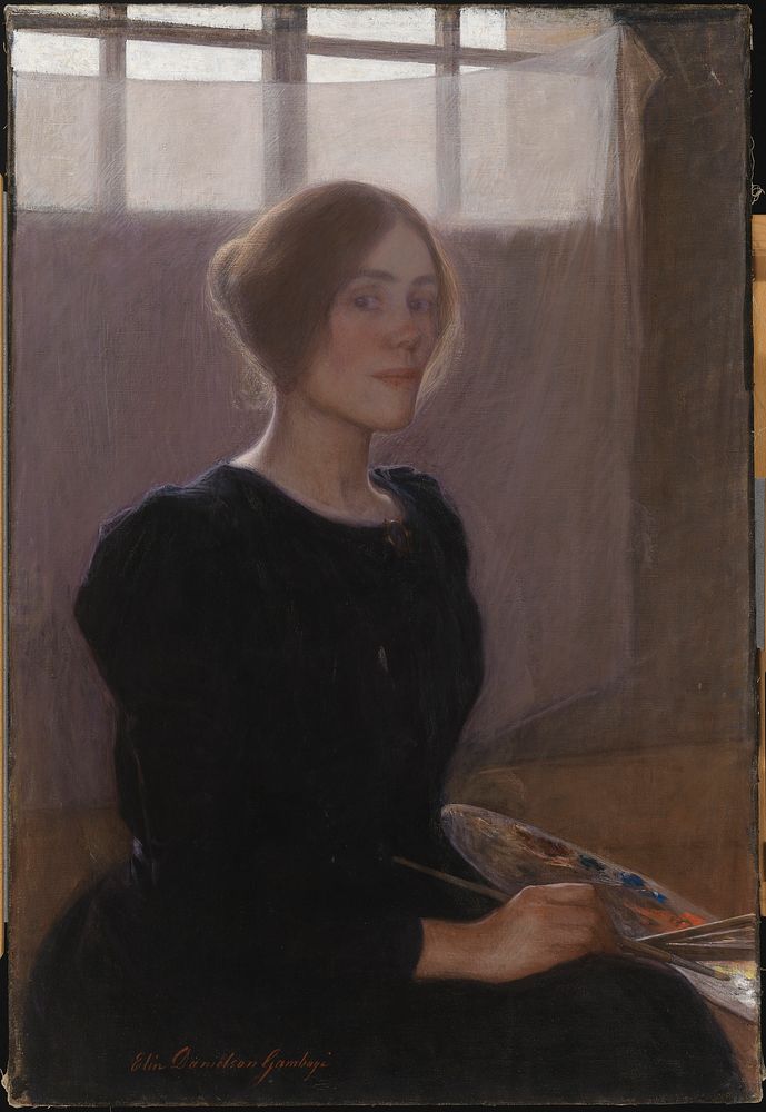 Self-portrait, 1900, Elin Danielsongambogi