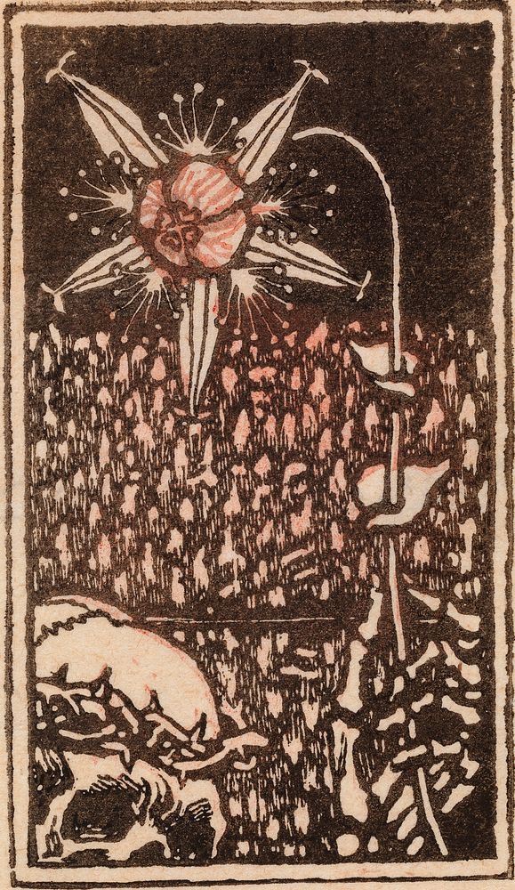 Death and the flower, 1896, by Akseli Gallen-Kallela