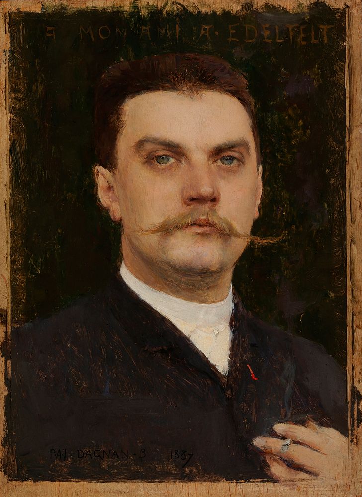 Portrait of albert edelfelt, 1887, Pascaladolphejean Dagnanbouveret