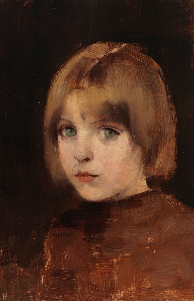 Head of a girl, 1886, Helene Schjerfbeck