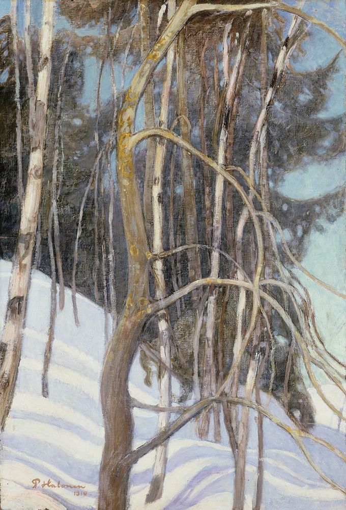 Day in march, 1910, by Pekka Halonen