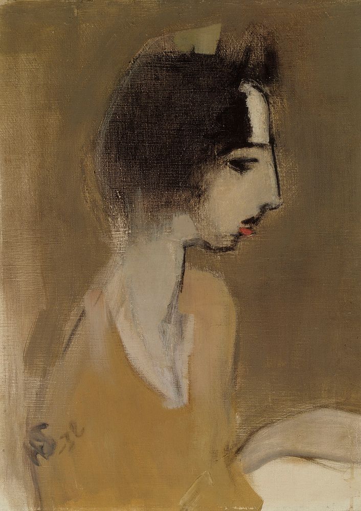 Profile of a woman (from memory), 1932, Helene Schjerfbeck