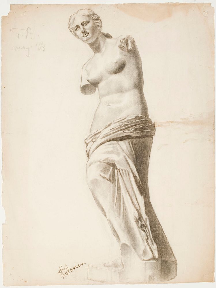 Venus of milo, 1888, by Pekka Halonen