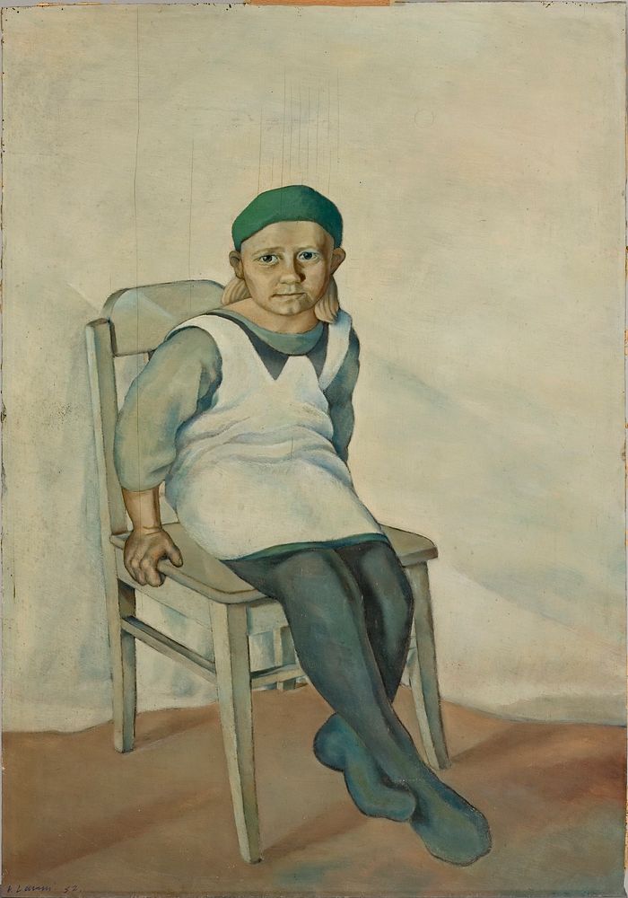 Seated girl, 1932, Vilho Lampi