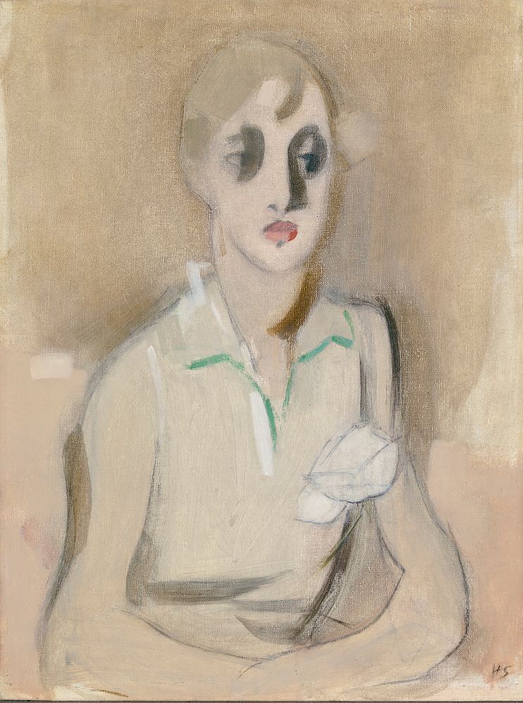 Modern schoolgirl, 1928, Helene Schjerfbeck