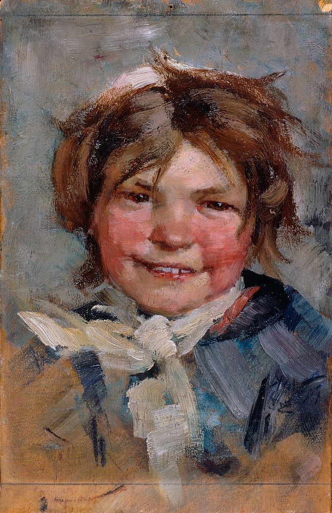 Laughing girl, 1883, Maria Wiik