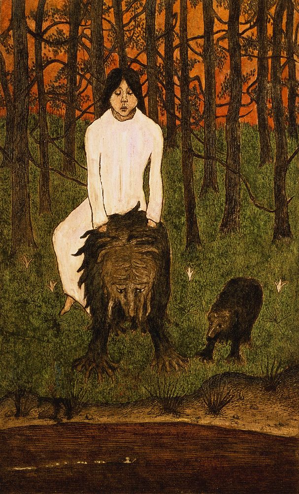 Fairy tale, 1898, by Hugo Simberg