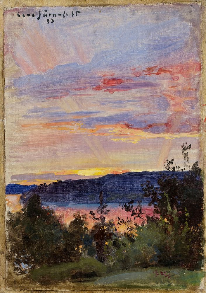 Sunset, 1893, Eero Järnefelt