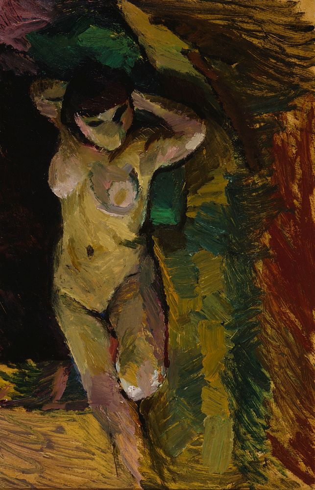 The nude, 1913, Valle Rosenberg