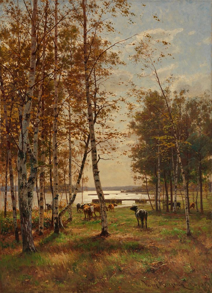An october day in åland, 1885, Victor Westerholm