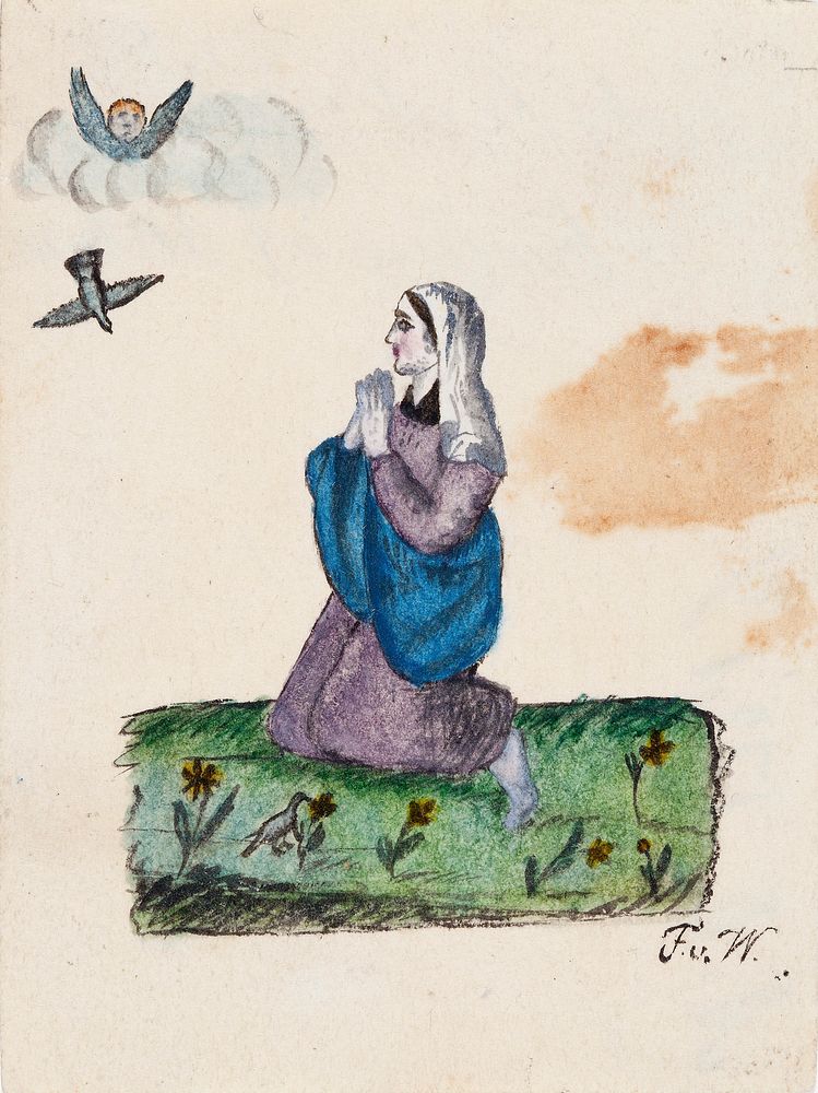 Marian ilmestys, 1830 - 1835, by Ferdinand von Wright