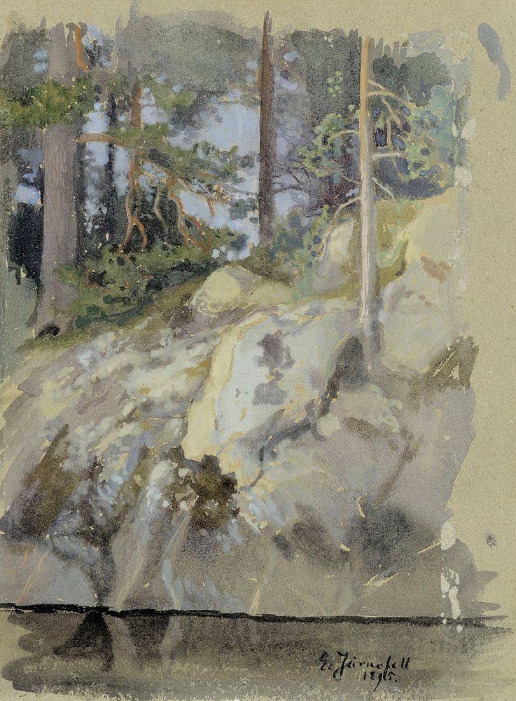 Cliff, 1895, Eero Järnefelt