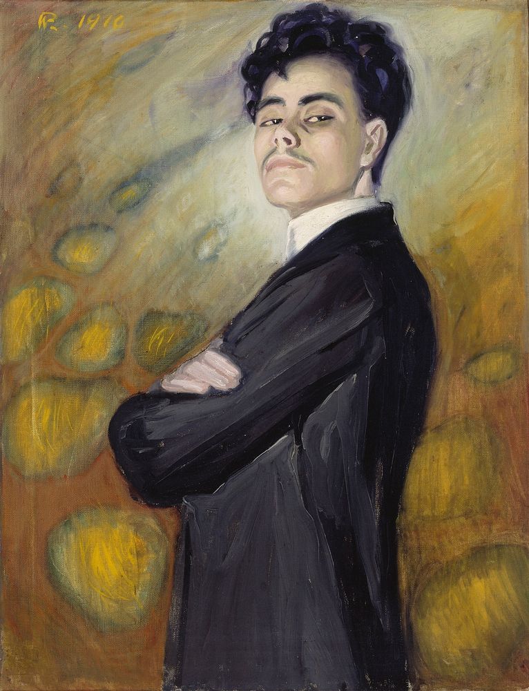 Self-portrait, 1910, Valle Rosenberg