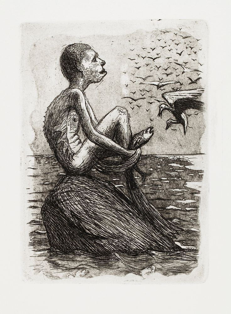 Fish boy, 1900, by Hugo Simberg